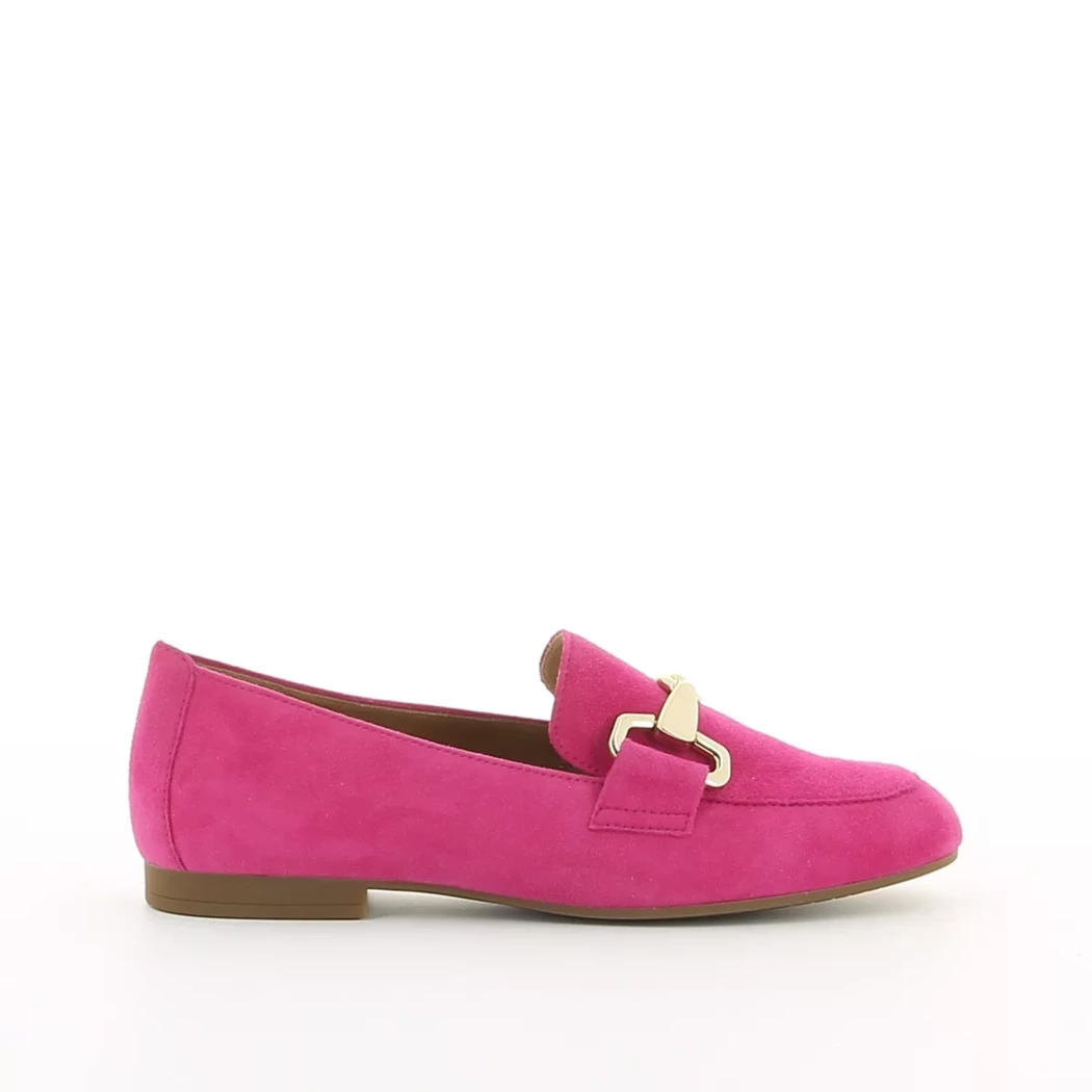 Image (2) de la chaussures Gabor - Mocassins Rose en Cuir nubuck