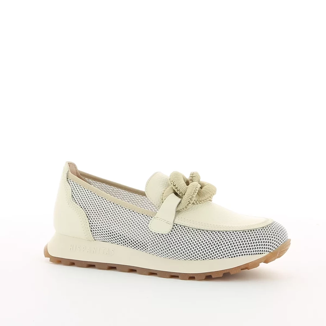 Image (1) de la chaussures Hispanitas - Mocassins Beige en Cuir et textile Image (1) de la chaussures Hispanitas - Mocassins Beige en Cuir et textile