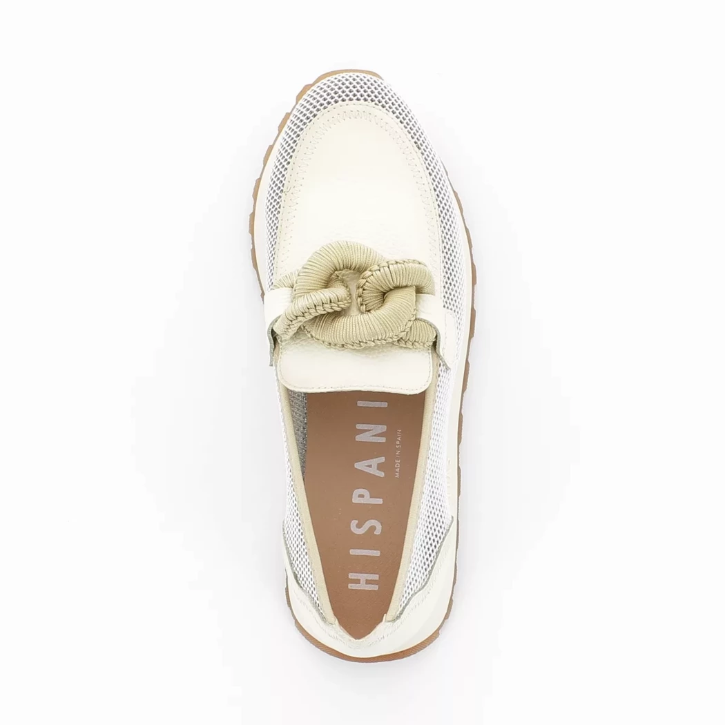 Image (6) de la chaussures Hispanitas - Mocassins Beige en Cuir et textile Image (6) de la chaussures Hispanitas - Mocassins Beige en Cuir et textile