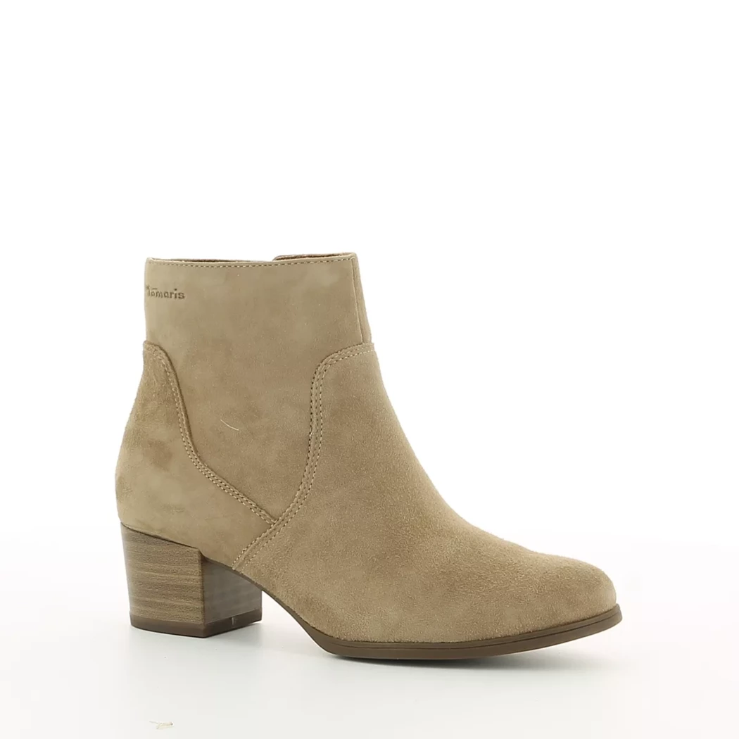 Image (1) de la chaussures Tamaris - Boots Taupe en Cuir nubuck Image (1) de la chaussures Tamaris - Boots Taupe en Cuir nubuck