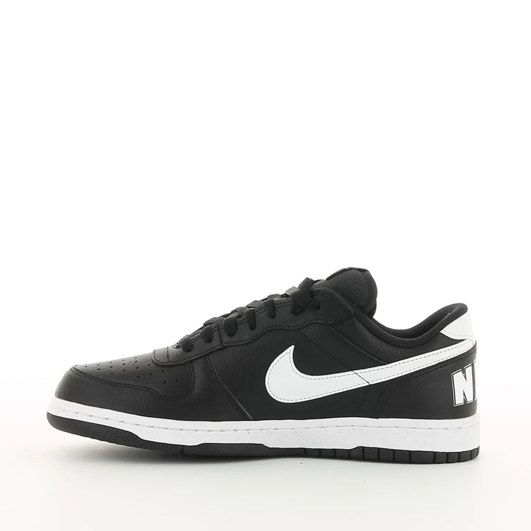Image (4) de la chaussures Nike - Baskets Noir en Cuir synthétique