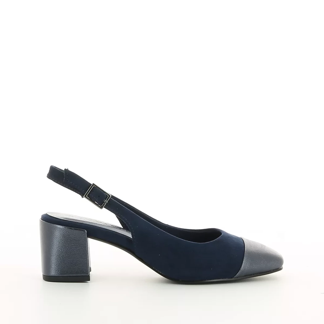 Image (2) de la chaussures Marco Tozzi - Escarpins Bleu en Cuir synthétique Image (2) de la chaussures Marco Tozzi - Escarpins Bleu en Cuir synthétique