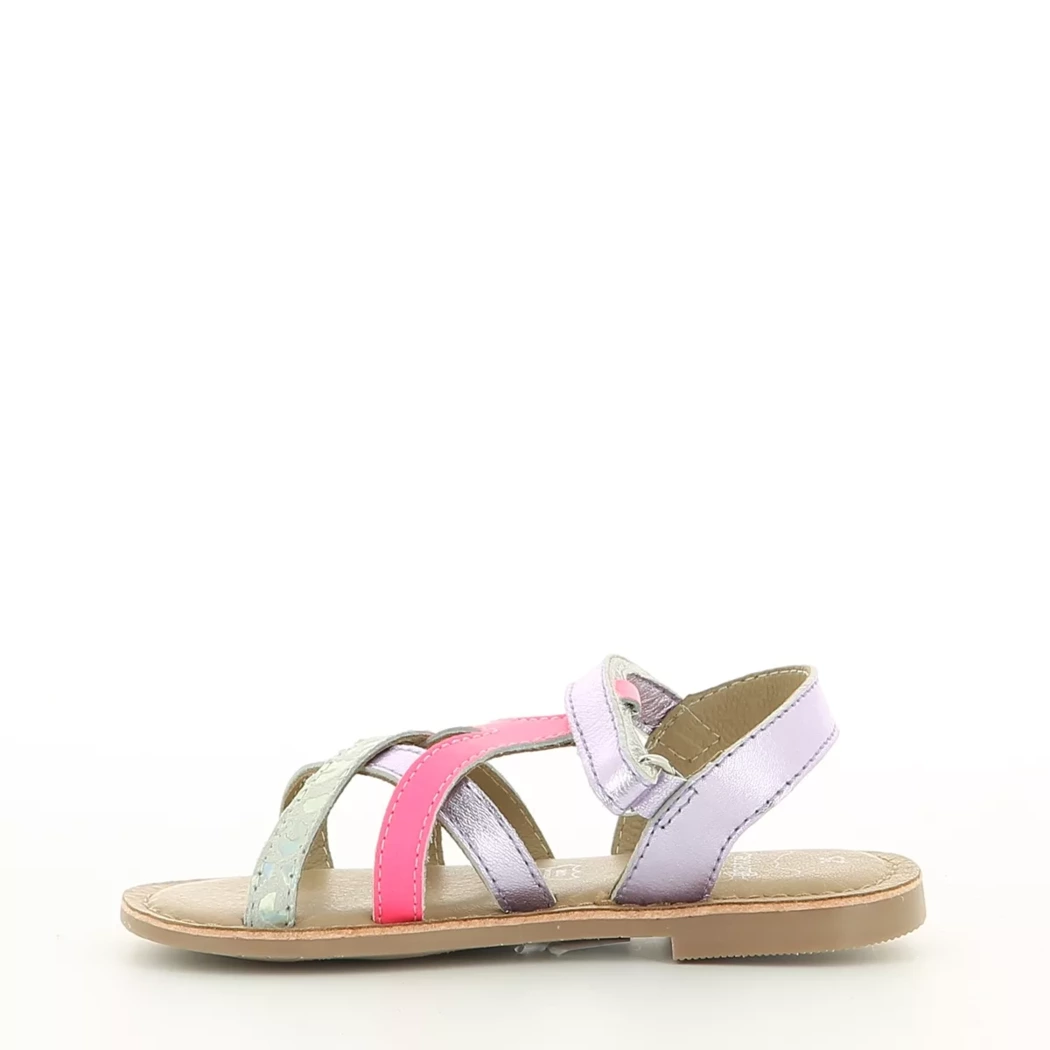 Image (4) de la chaussures Lulu Castagnette - Sandales et Nu-Pieds Rose en Cuir Image (4) de la chaussures Lulu Castagnette - Sandales et Nu-Pieds Rose en Cuir