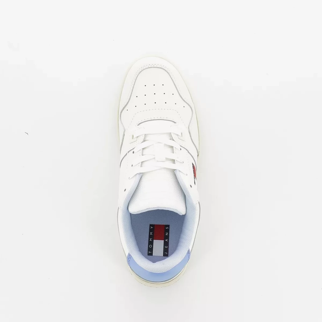 Image (6) de la chaussures Tommy jeans - Baskets Blanc en Cuir Image (6) de la chaussures Tommy jeans - Baskets Blanc en Cuir