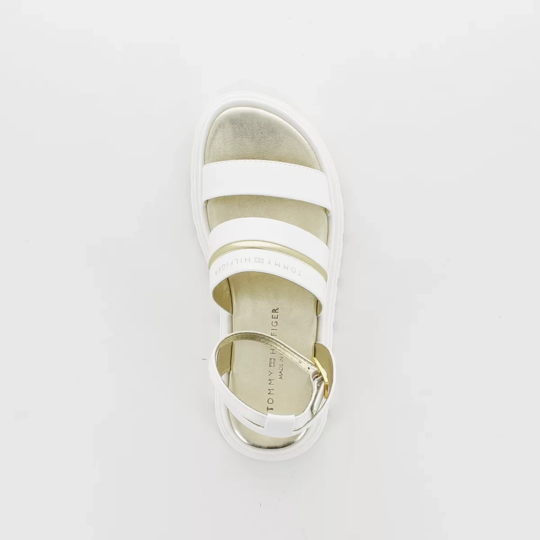 Image (6) de la chaussures Tommy Hilfiger - Sandales et Nu-Pieds Blanc en Cuir Image (6) de la chaussures Tommy Hilfiger - Sandales et Nu-Pieds Blanc en Cuir