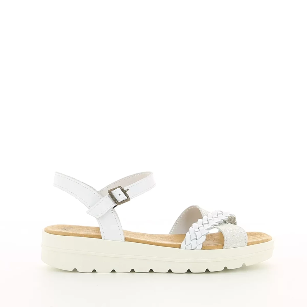 Image (2) de la chaussures Pretty Stories - Sandales et Nu-Pieds Blanc en Cuir Image (2) de la chaussures Pretty Stories - Sandales et Nu-Pieds Blanc en Cuir