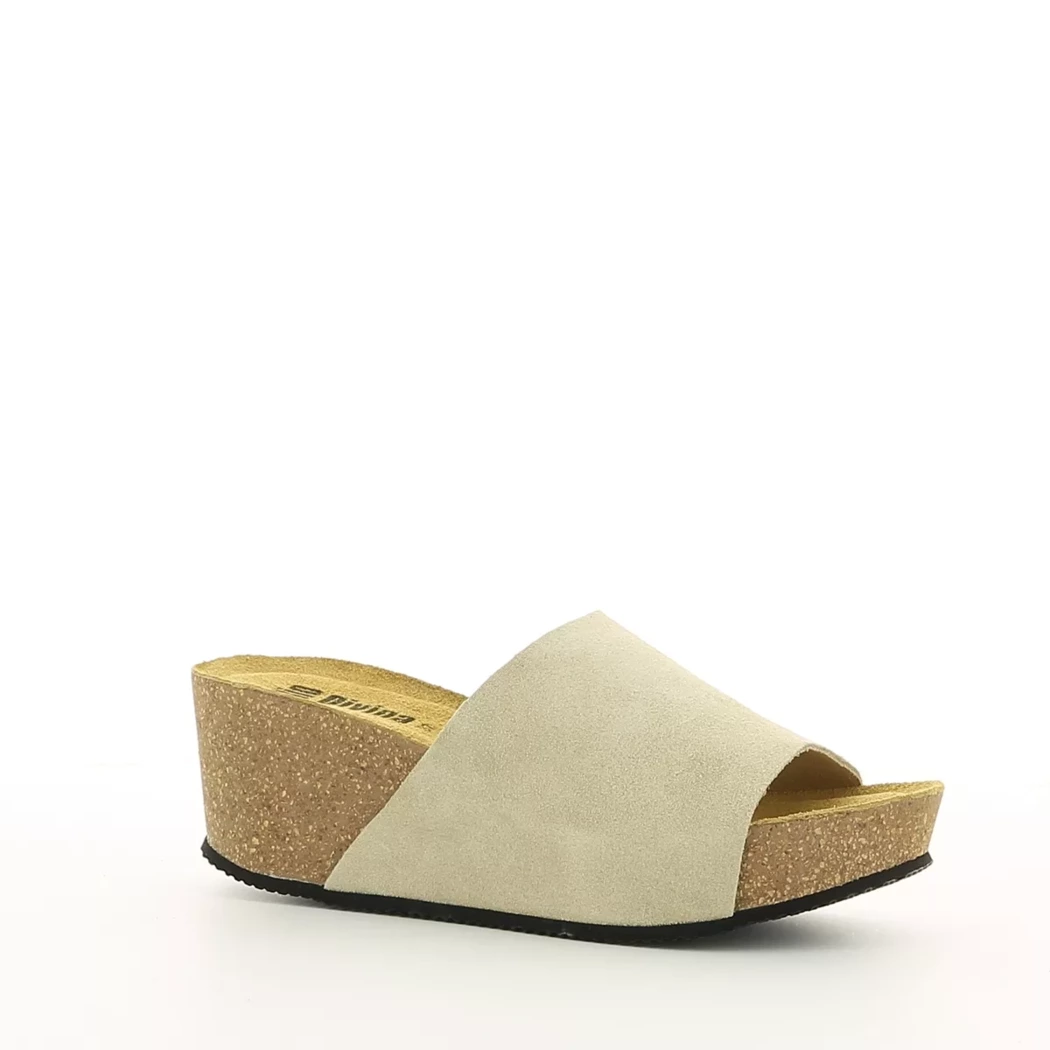 Image (1) de la chaussures Bio Divina - Mules et Sabots Beige en Cuir nubuck Image (1) de la chaussures Bio Divina - Mules et Sabots Beige en Cuir nubuck