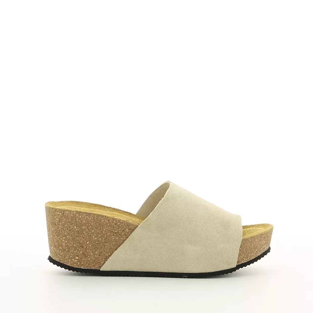 Image (2) de la chaussures Bio Divina - Mules et Sabots Beige en Cuir nubuck Image (2) de la chaussures Bio Divina - Mules et Sabots Beige en Cuir nubuck