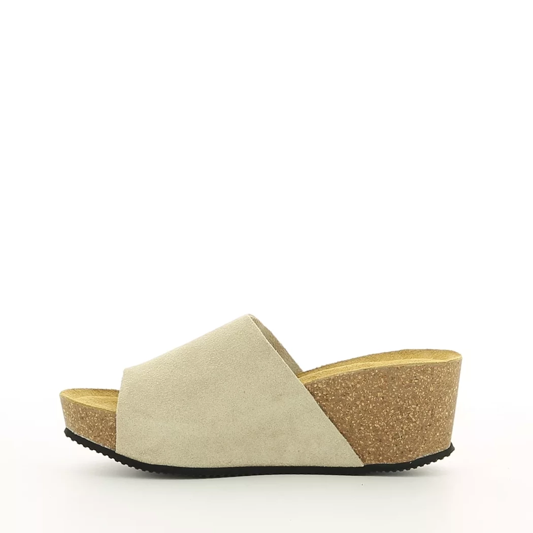 Image (4) de la chaussures Bio Divina - Mules et Sabots Beige en Cuir nubuck Image (4) de la chaussures Bio Divina - Mules et Sabots Beige en Cuir nubuck