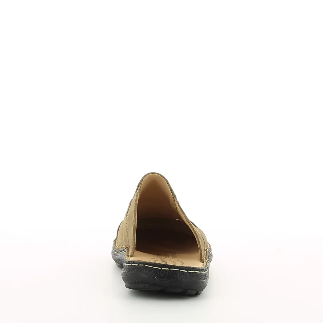Image (3) de la chaussures Valmonte - Pantoufles et Chaussons Taupe en Cuir