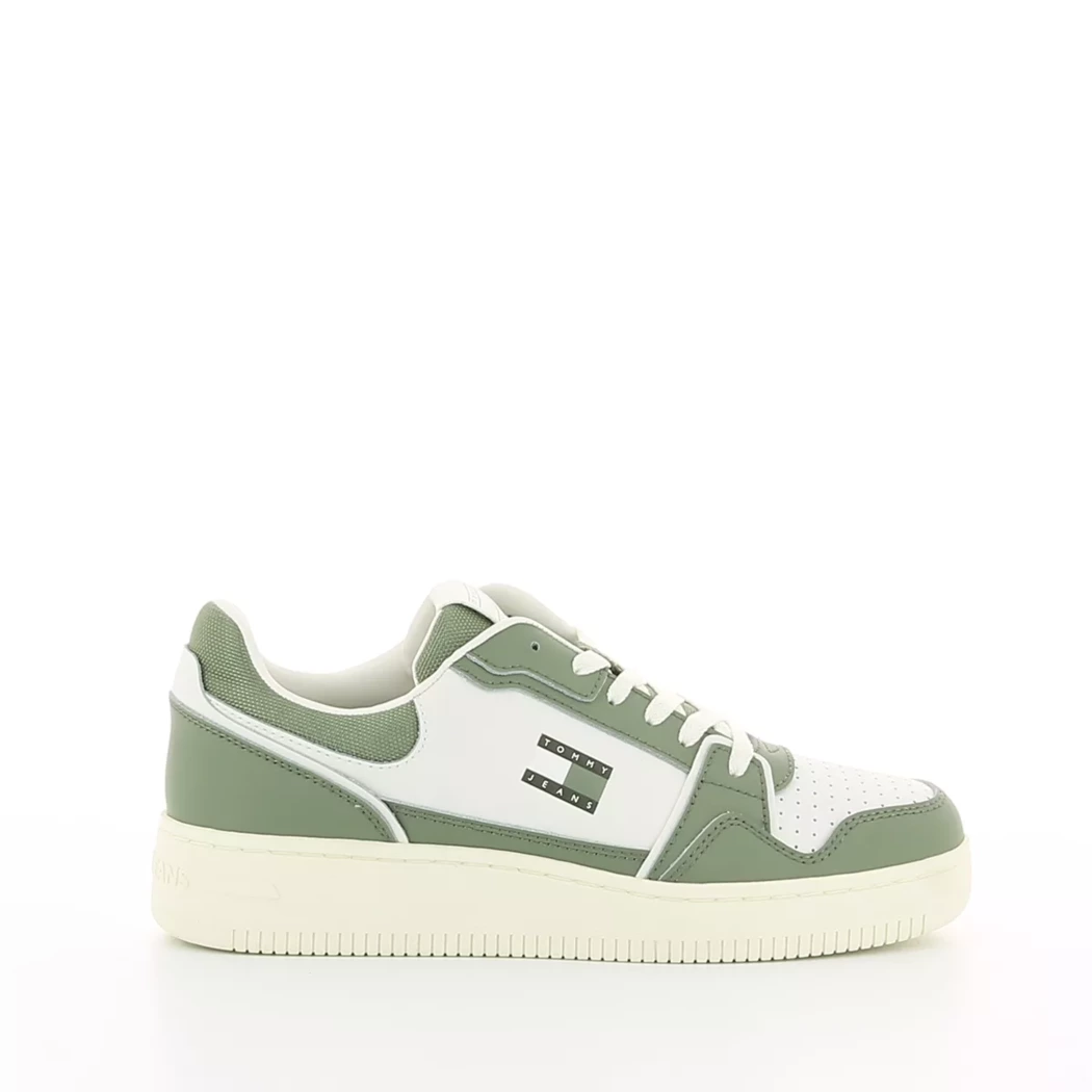 Image (2) de la chaussures Tommy jeans - Baskets Blanc en Cuir Image (2) de la chaussures Tommy jeans - Baskets Blanc en Cuir