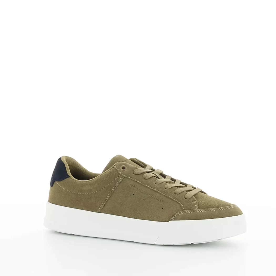 Image (1) de la chaussures Tommy Hilfiger - Baskets Cuir naturel / Cognac en Cuir nubuck
