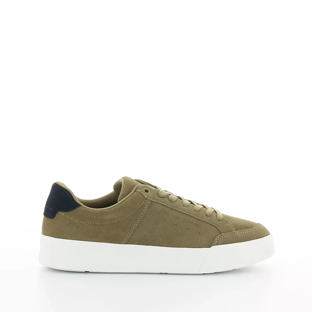 Image (2) de la chaussures Tommy Hilfiger - Baskets Cuir naturel / Cognac en Cuir nubuck