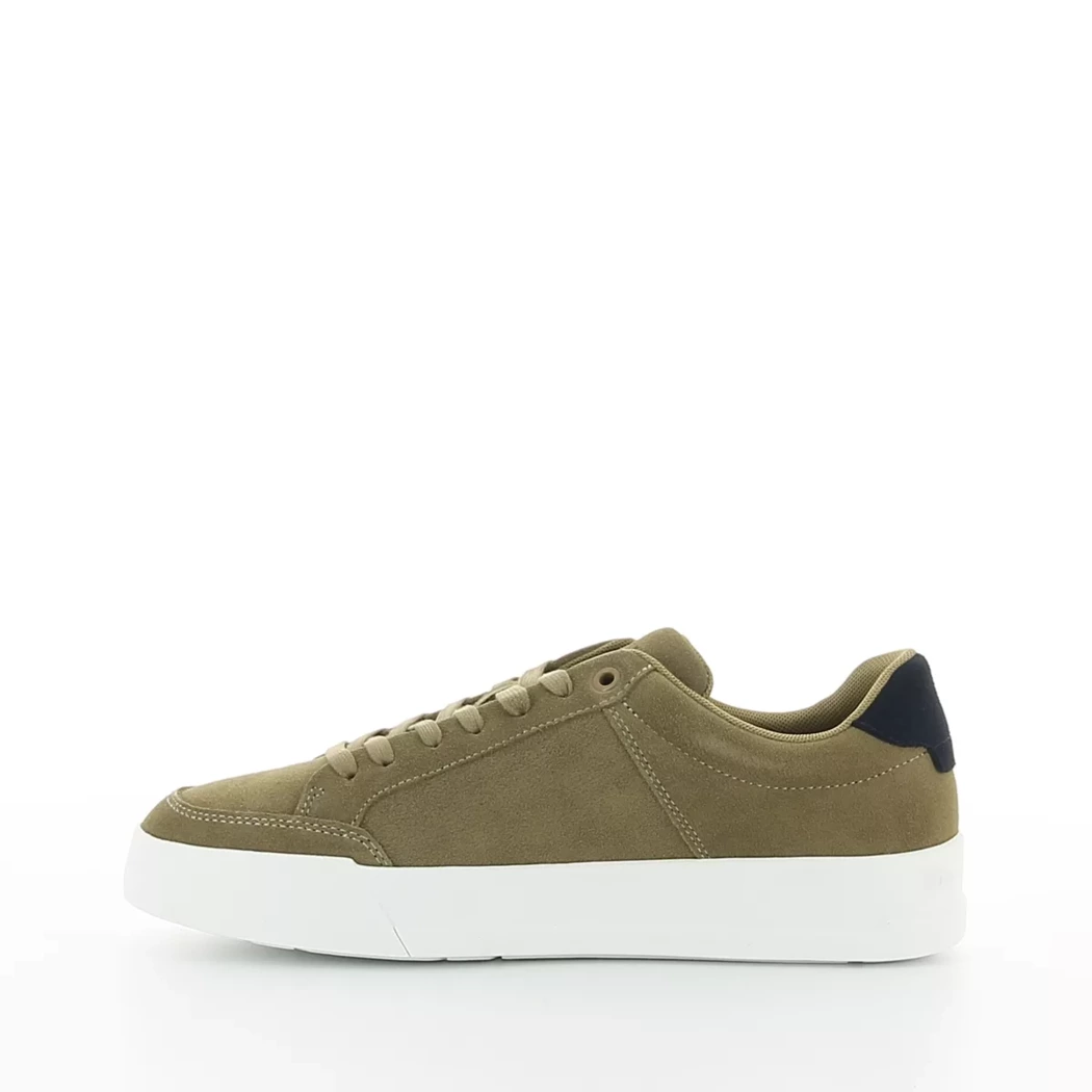 Image (4) de la chaussures Tommy Hilfiger - Baskets Cuir naturel / Cognac en Cuir nubuck