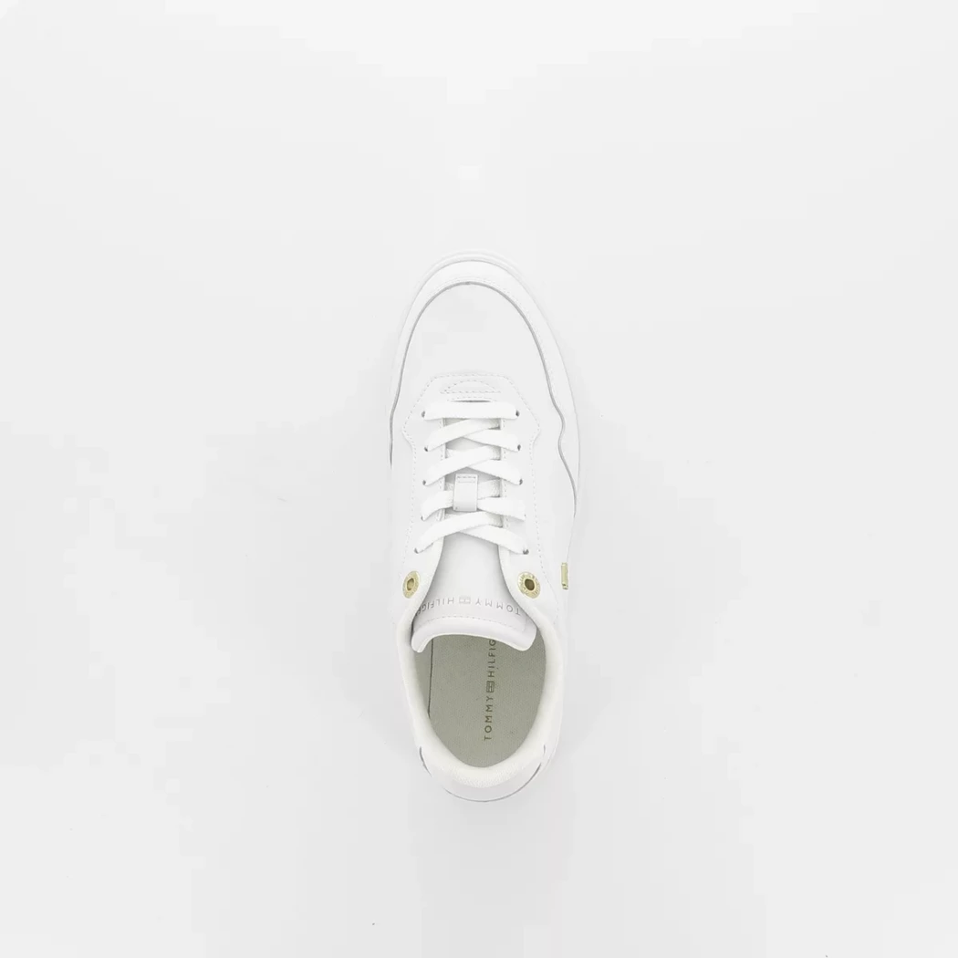 Image (6) de la chaussures Tommy Hilfiger - Baskets Blanc en Cuir