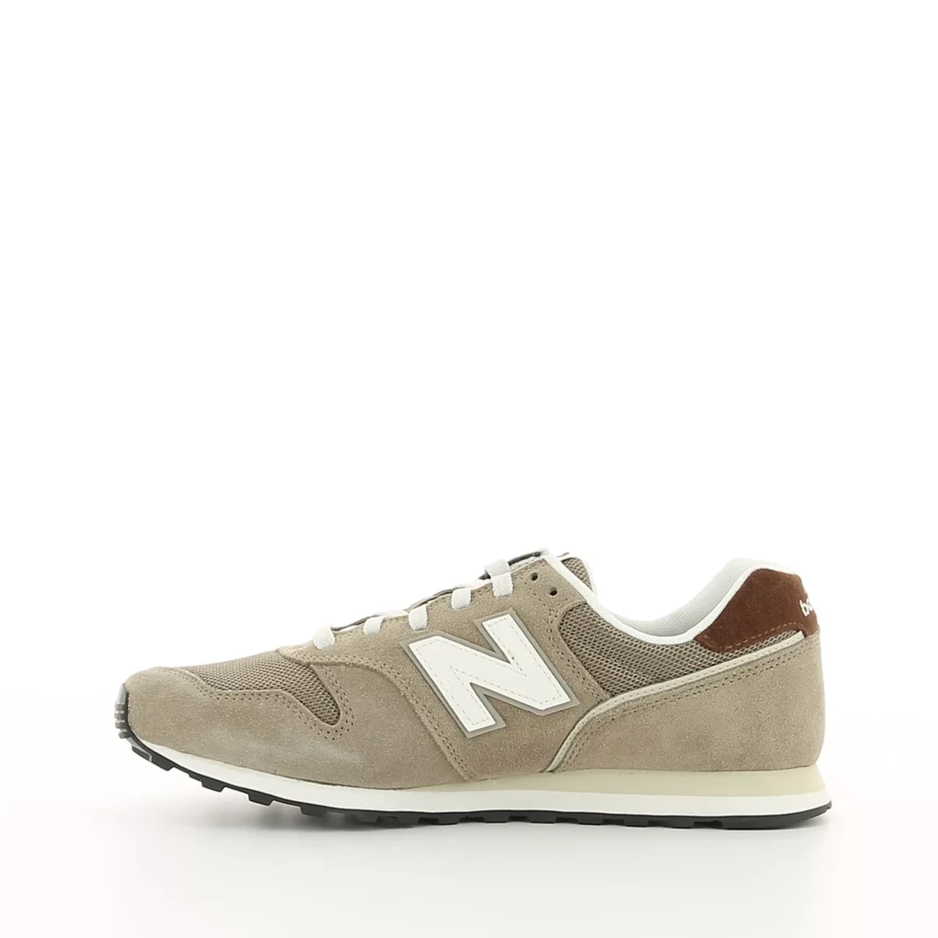 Image (4) de la chaussures New Balance - Baskets Taupe en Textile