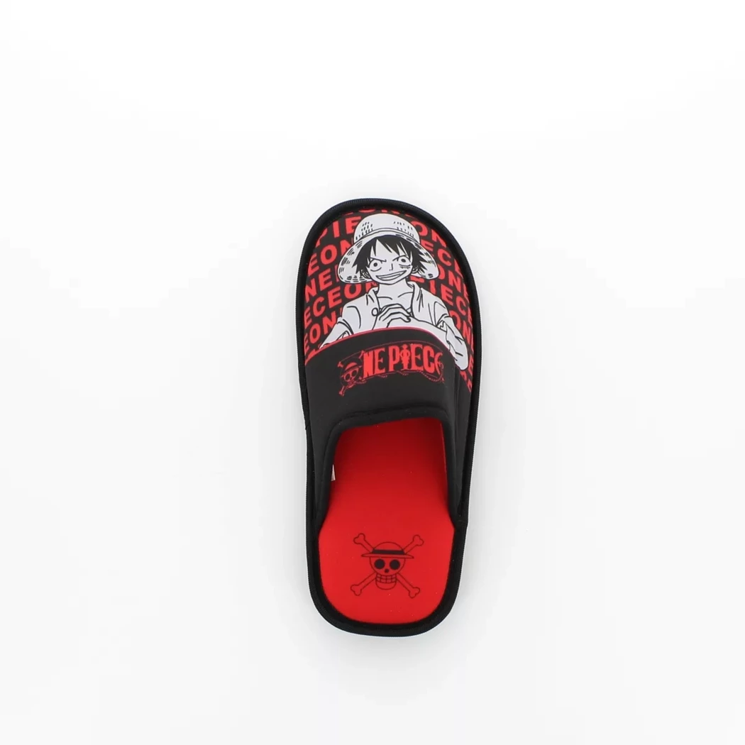 Image (6) de la chaussures One Piece - Pantoufles et Chaussons Noir en Textile