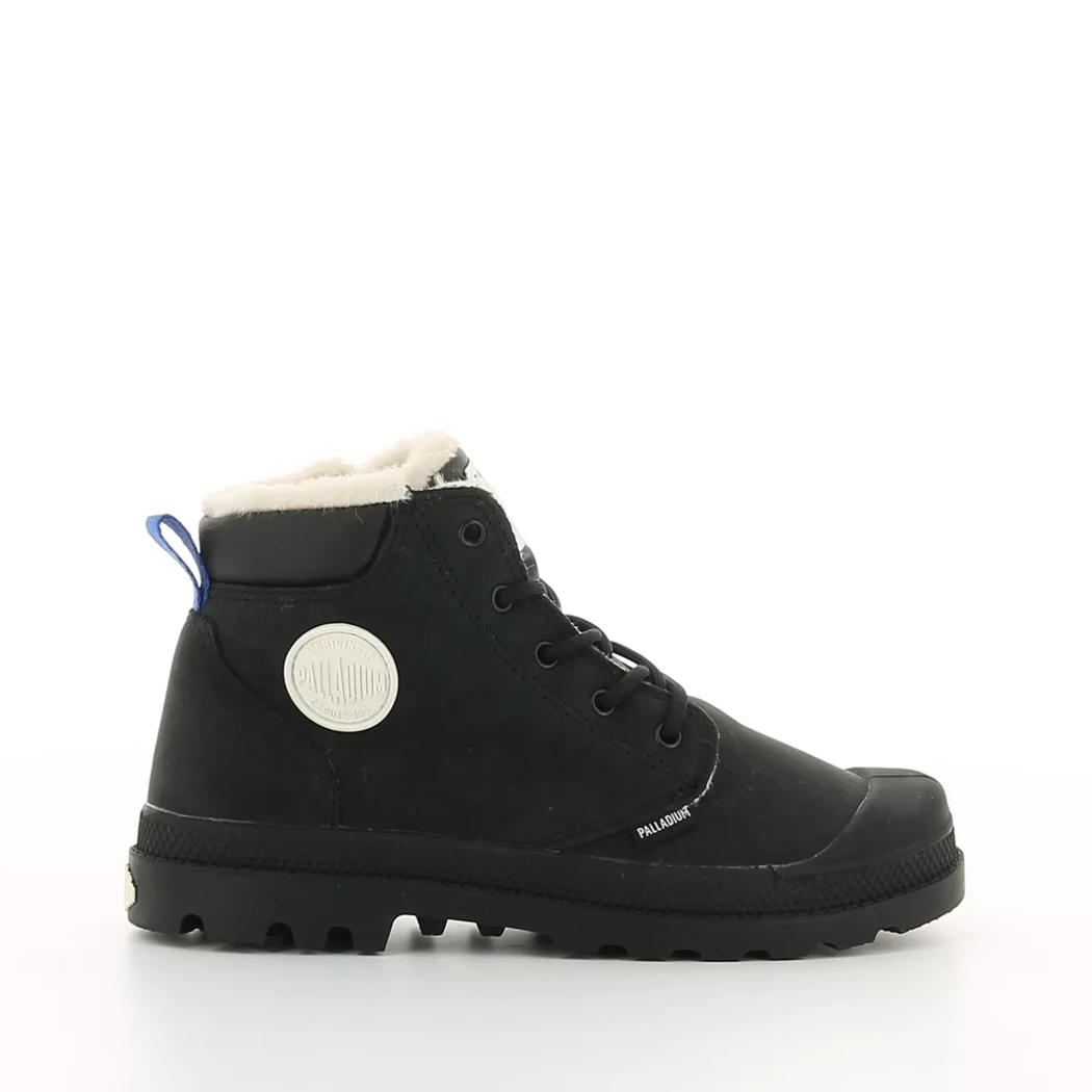 Image (2) de la chaussures Palladium - Bottines Noir en Cuir nubuck