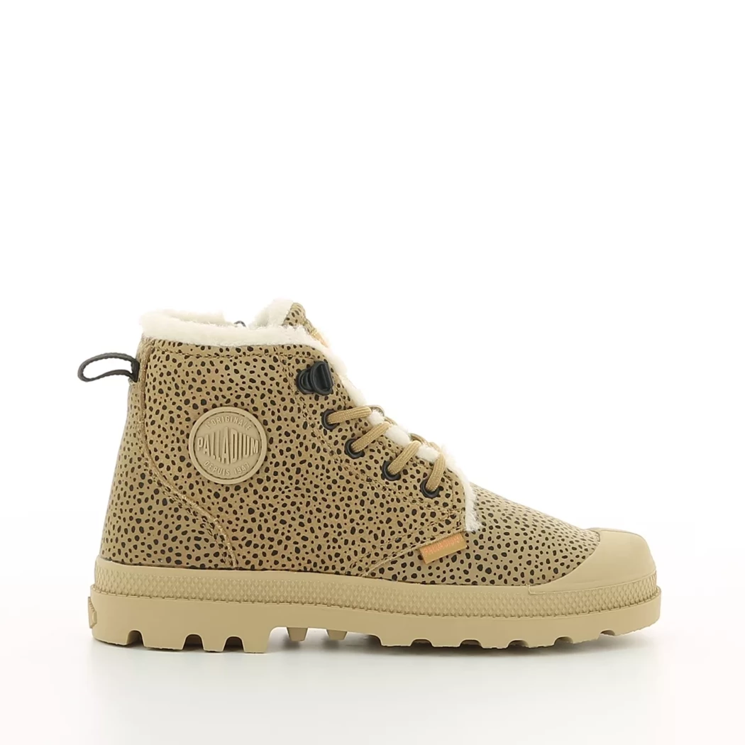 Image (2) de la chaussures Palladium - Bottines Cuir naturel / Cognac en Cuir nubuck
