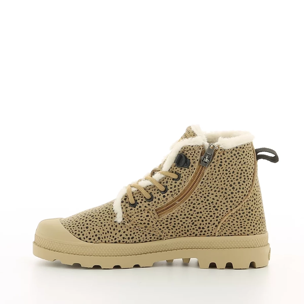 Image (4) de la chaussures Palladium - Bottines Cuir naturel / Cognac en Cuir nubuck