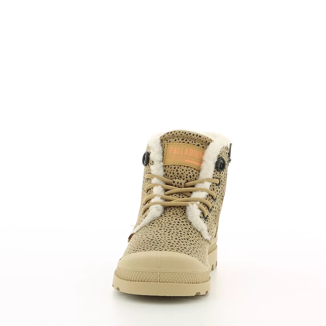 Image (5) de la chaussures Palladium - Bottines Cuir naturel / Cognac en Cuir nubuck