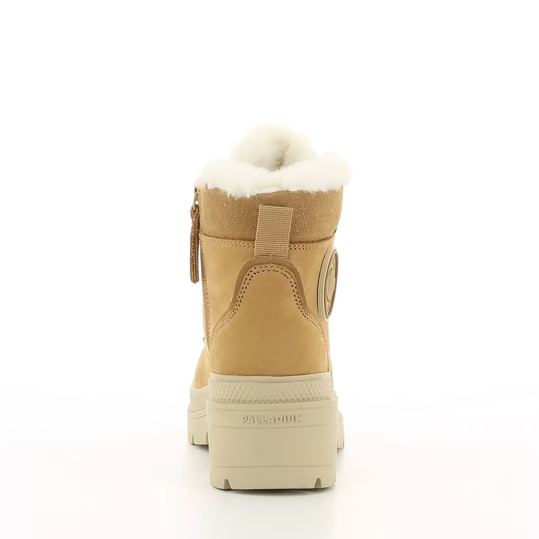 Image (3) de la chaussures Palladium - Bottines Cuir naturel / Cognac en Cuir nubuck