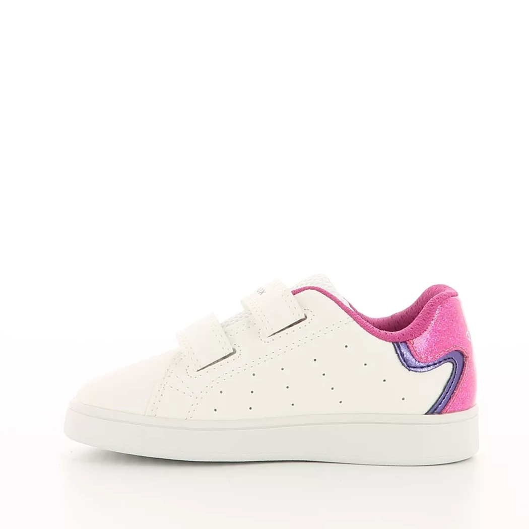 Image (4) de la chaussures Geox - Baskets Blanc en Cuir synthétique