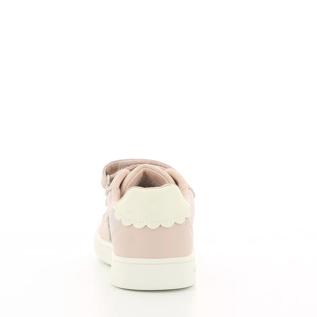 Image (3) de la chaussures Geox - Baskets Rose en Cuir synthétique