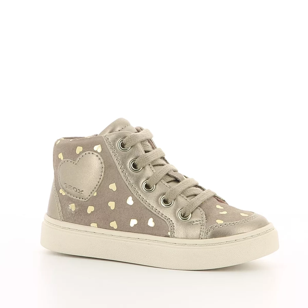 Image (1) de la chaussures Geox - Bottines Taupe en Cuir nubuck