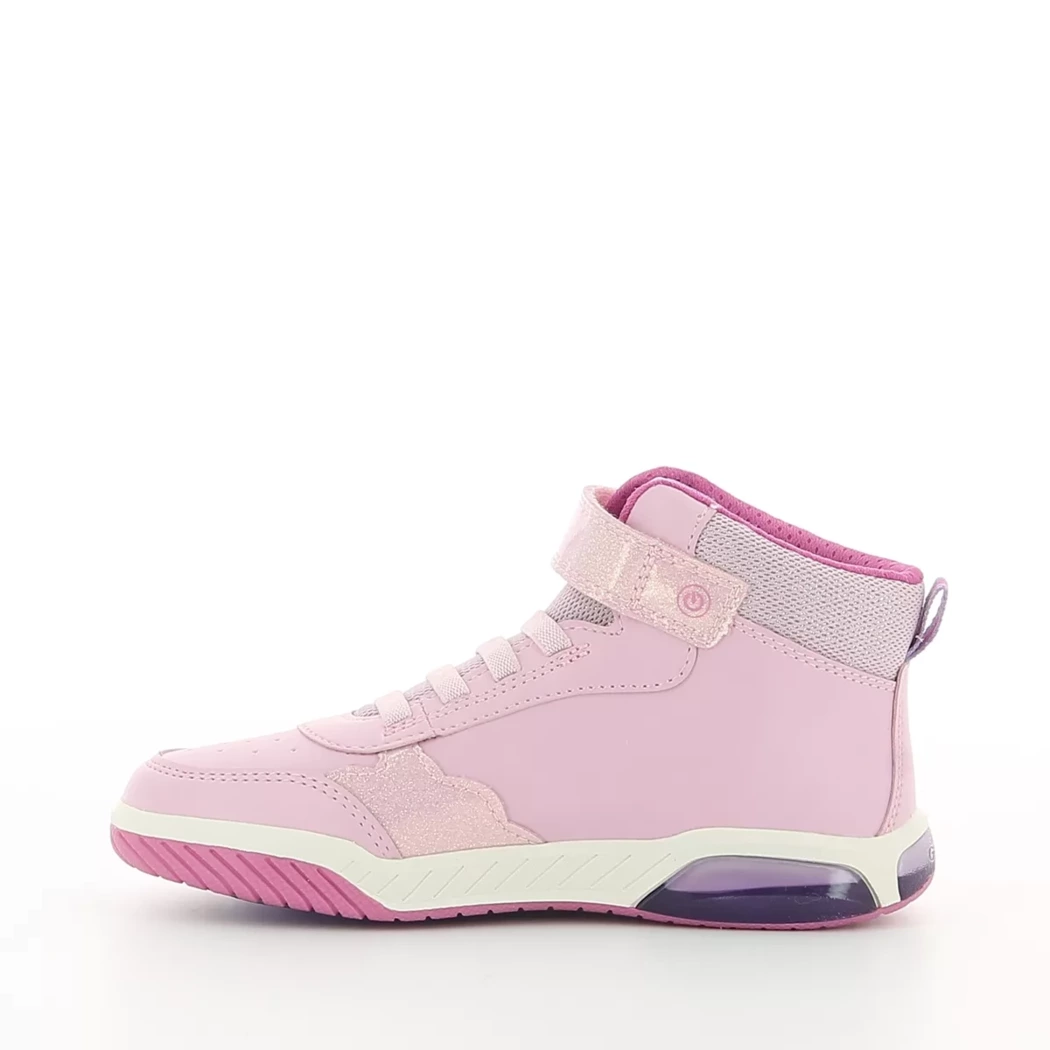 Image (4) de la chaussures Geox - Bottines Rose en Cuir synthétique