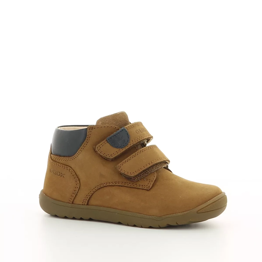 Image (1) de la chaussures Geox - Bottines Cuir naturel / Cognac en Cuir nubuck
