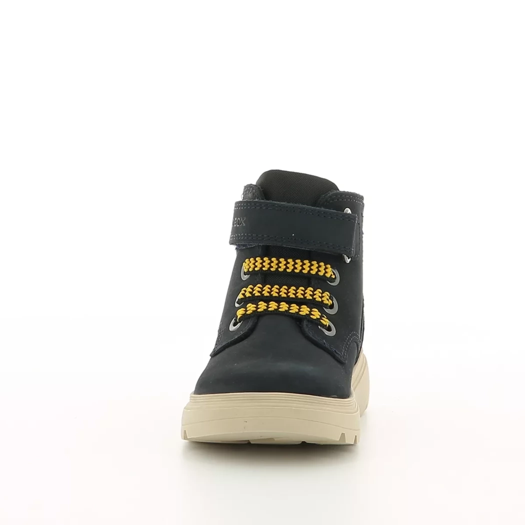 Image (5) de la chaussures Geox - Bottines Bleu en Cuir nubuck