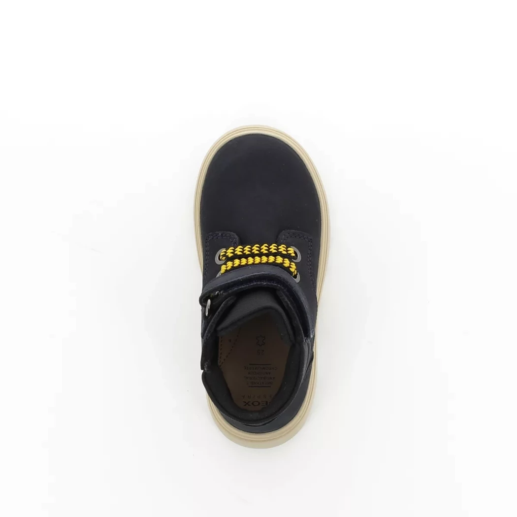Image (6) de la chaussures Geox - Bottines Bleu en Cuir nubuck