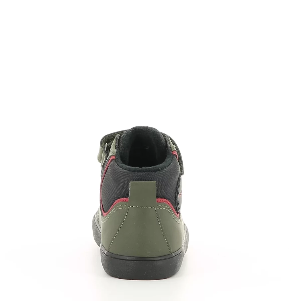 Image (3) de la chaussures Geox - Bottines Vert en Cuir synthétique