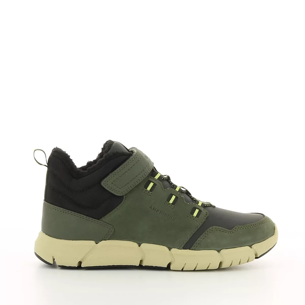 Image (2) de la chaussures Geox - Bottines Vert en Cuir synthétique