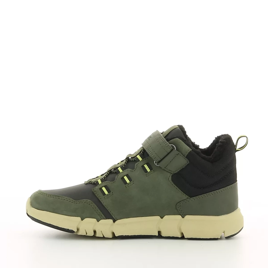 Image (4) de la chaussures Geox - Bottines Vert en Cuir synthétique