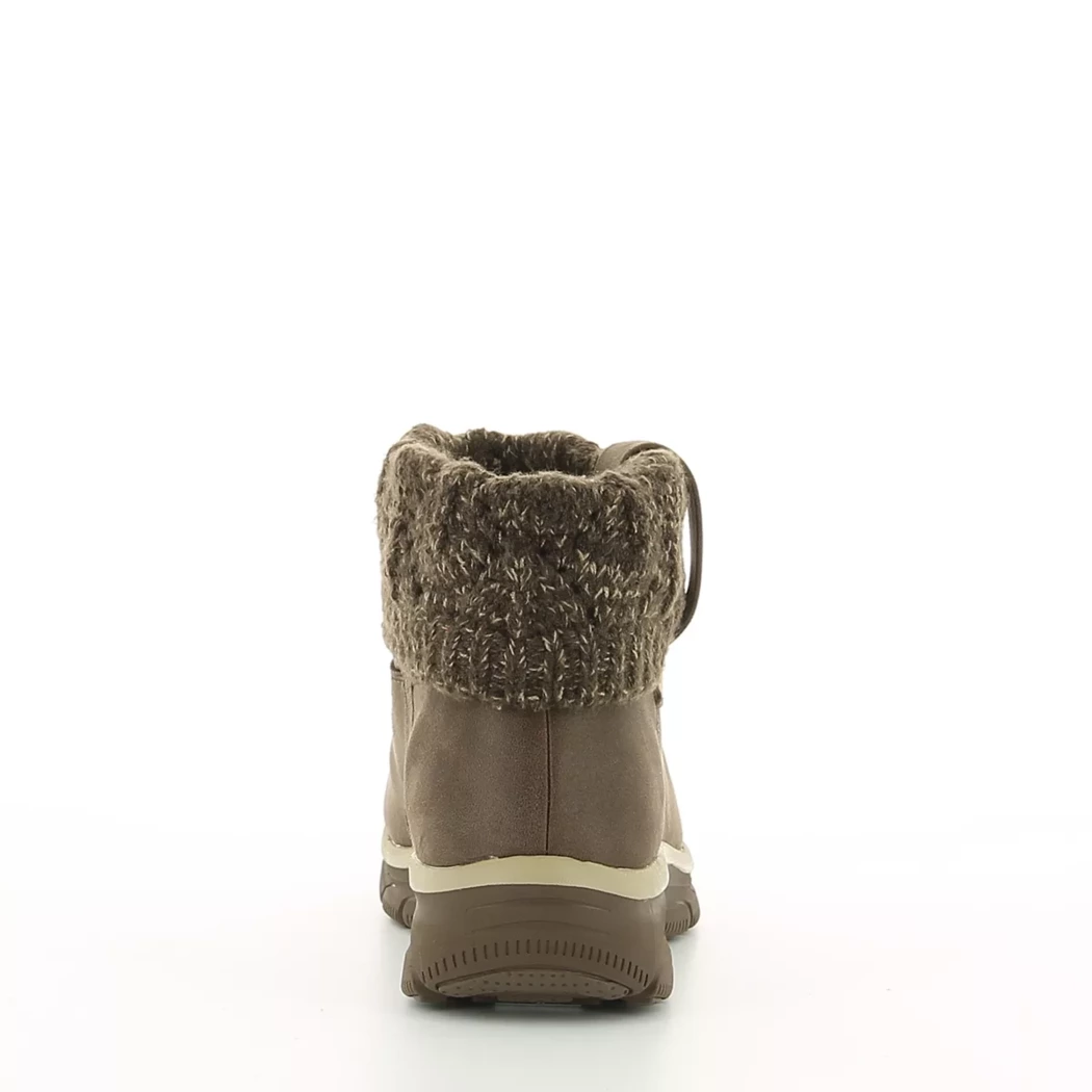 Image (3) de la chaussures Skechers - Boots Marron en Cuir synthétique
