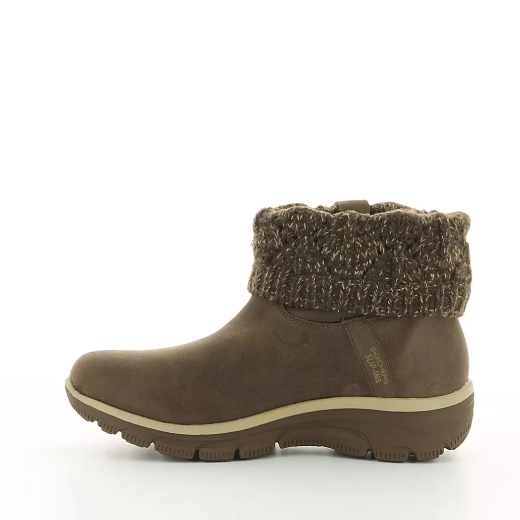 Image (4) de la chaussures Skechers - Boots Marron en Cuir synthétique