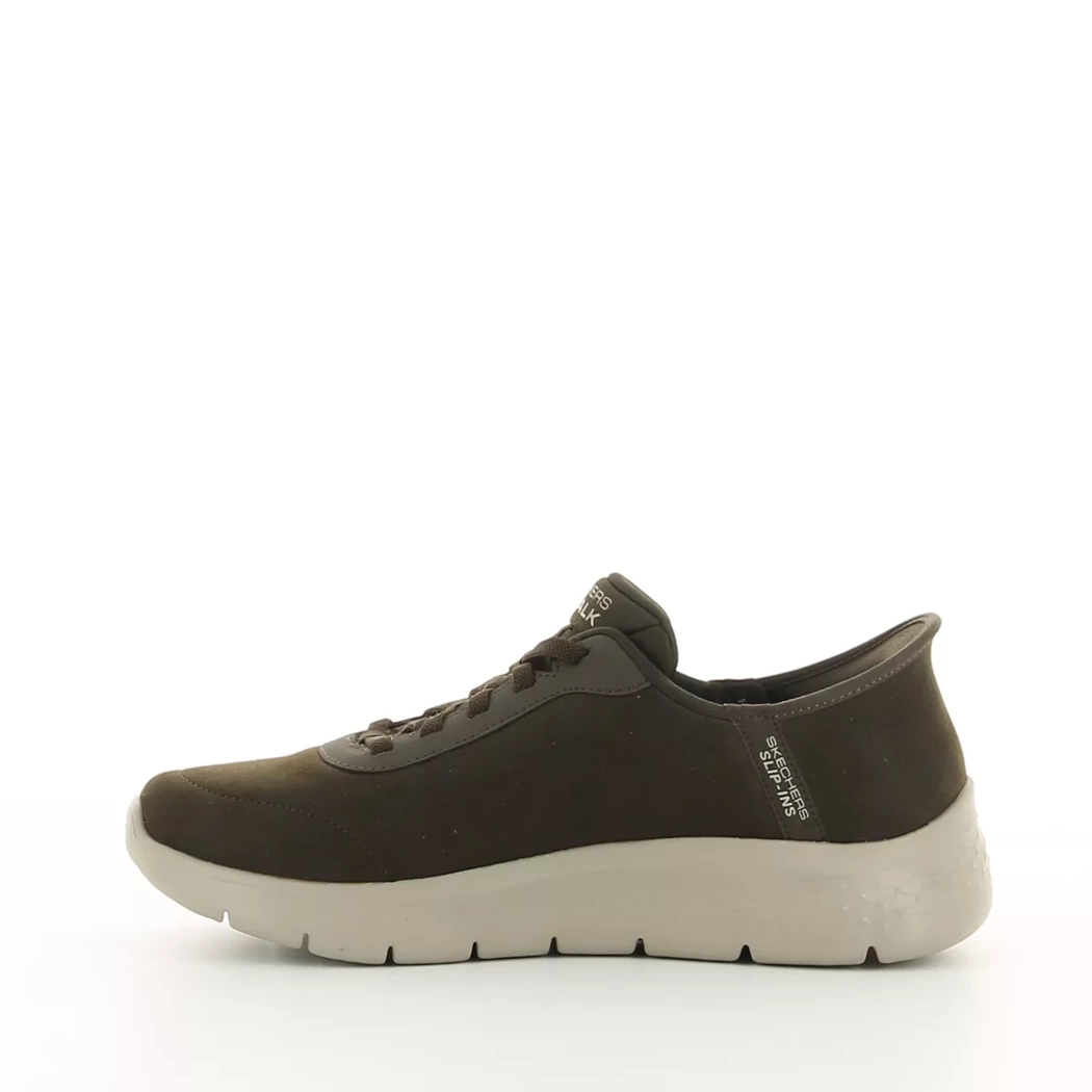 Image (4) de la chaussures Skechers - Baskets Marron en Cuir synthétique
