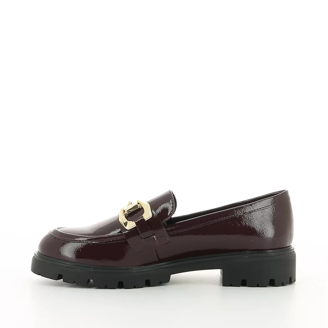 Image (4) de la chaussures Marco Tozzi - Mocassins Bordeaux en Cuir synthétique