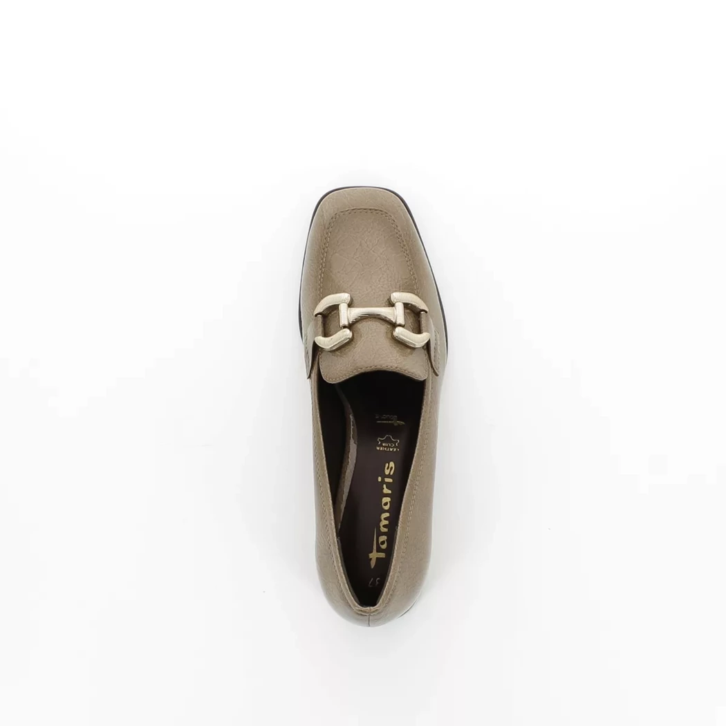 Image (6) de la chaussures Tamaris - Mocassins Taupe en Cuir synthétique