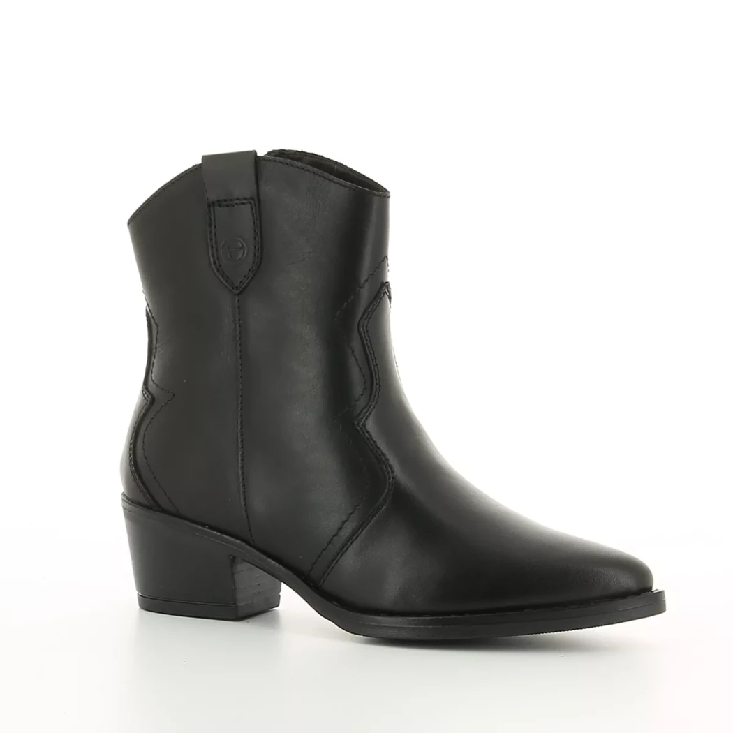 Image (1) de la chaussures Tamaris - Boots Noir en Cuir