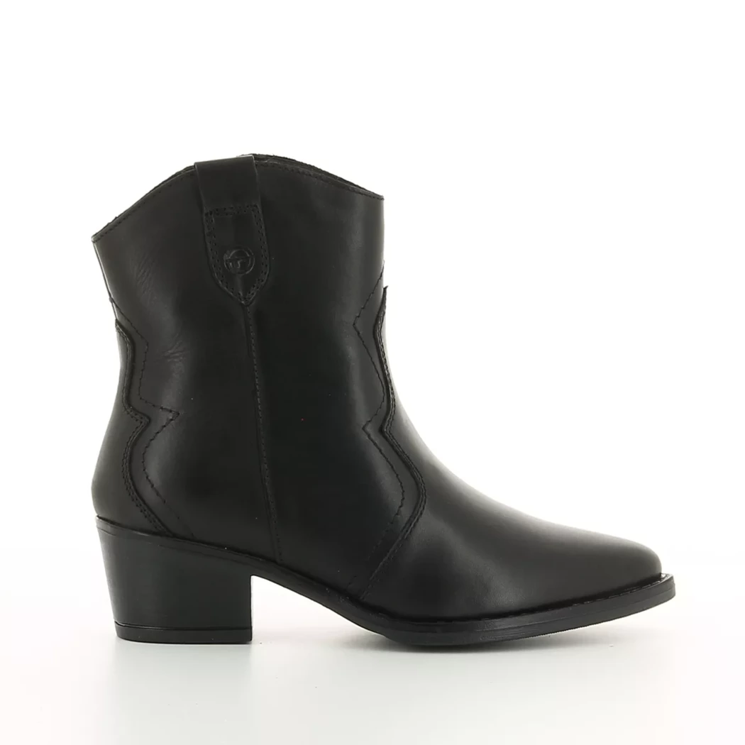 Image (2) de la chaussures Tamaris - Boots Noir en Cuir