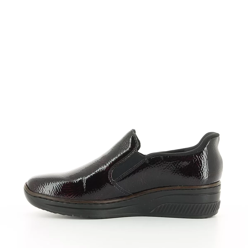 Image (4) de la chaussures Rieker - Mocassins Bordeaux en Cuir vernis Image (4) de la chaussures Rieker - Mocassins Bordeaux en Cuir vernis