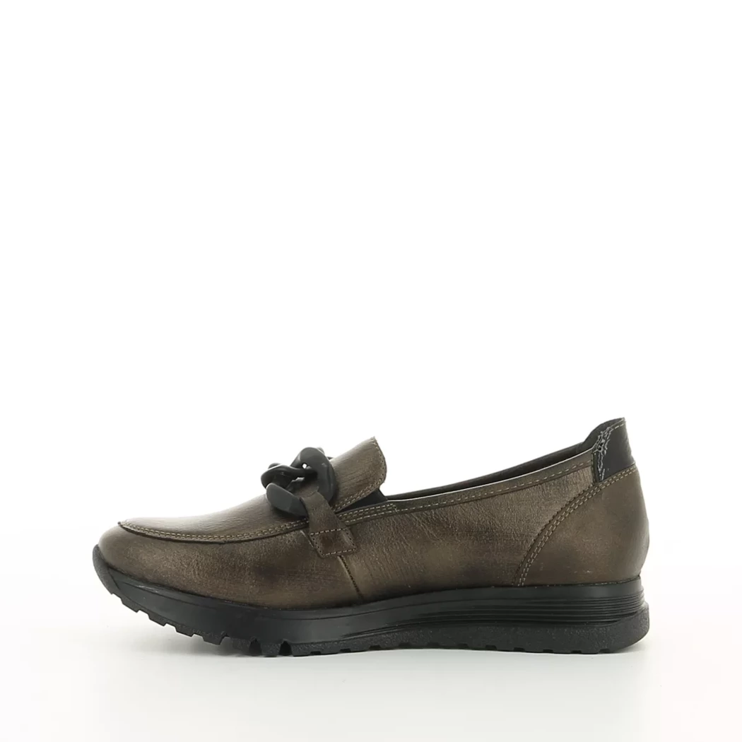 Image (4) de la chaussures Rieker - Mocassins Or / Bronze / Platine en Cuir