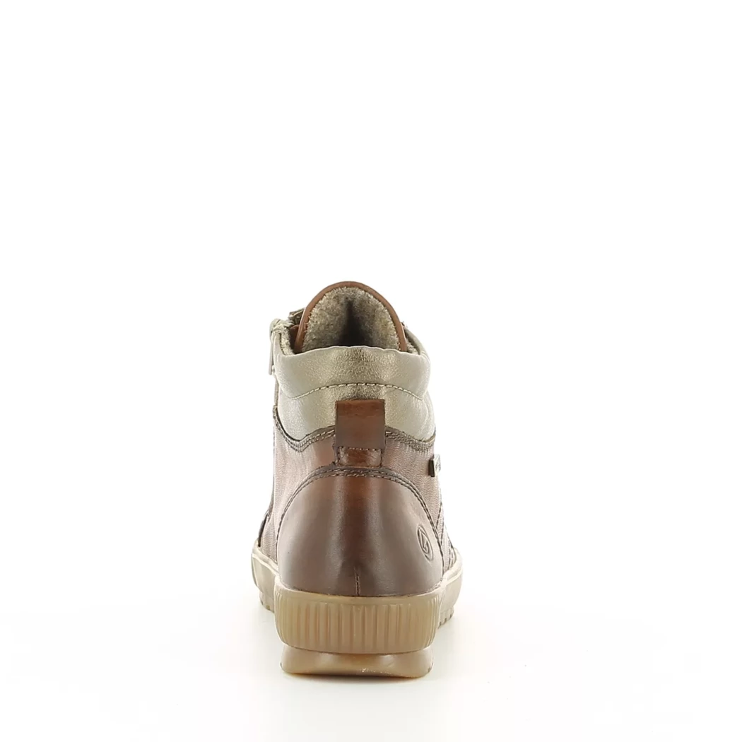 Image (3) de la chaussures Remonte - Bottines Cuir naturel / Cognac en Cuir