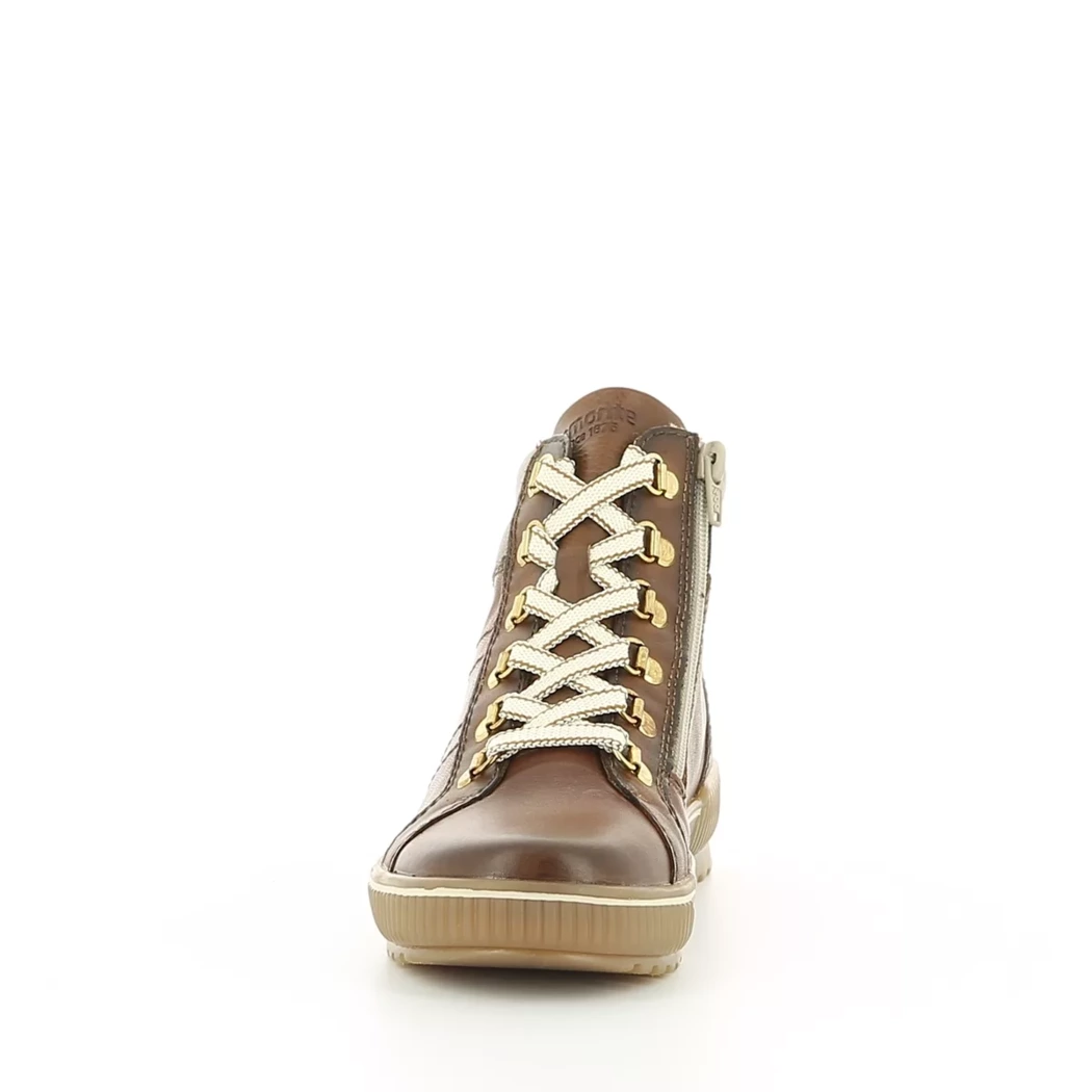 Image (5) de la chaussures Remonte - Bottines Cuir naturel / Cognac en Cuir