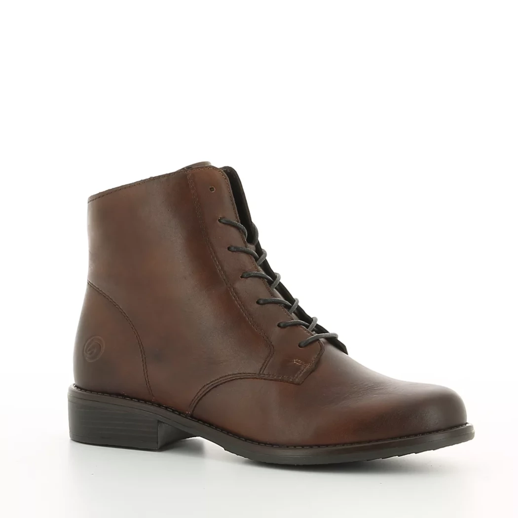 Image (1) de la chaussures Remonte - Bottines Cuir naturel / Cognac en Cuir