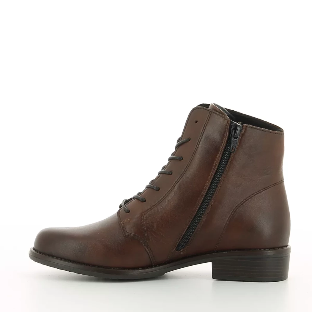 Image (4) de la chaussures Remonte - Bottines Cuir naturel / Cognac en Cuir
