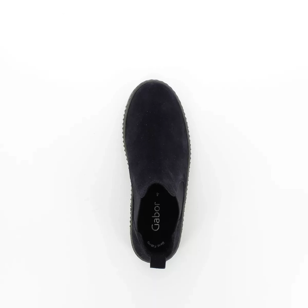 Image (6) de la chaussures Gabor - Boots Bleu en Cuir nubuck
